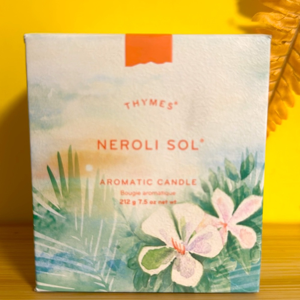Thymes Neroli Sol Aromatic Candle  212g 7.05oz - Picture 4 of 7